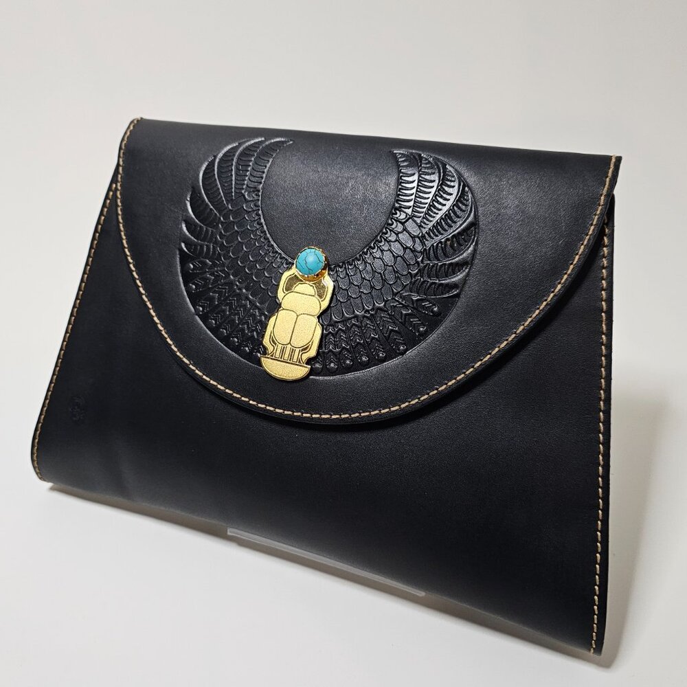Cow Leather Clutch - Picture 2 of 4